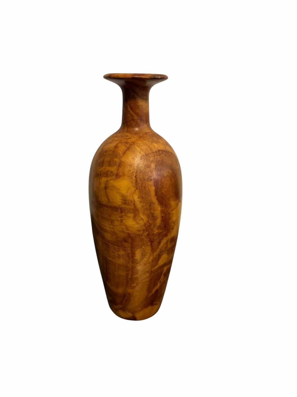 Wood Grain Decorative Vase - Brown